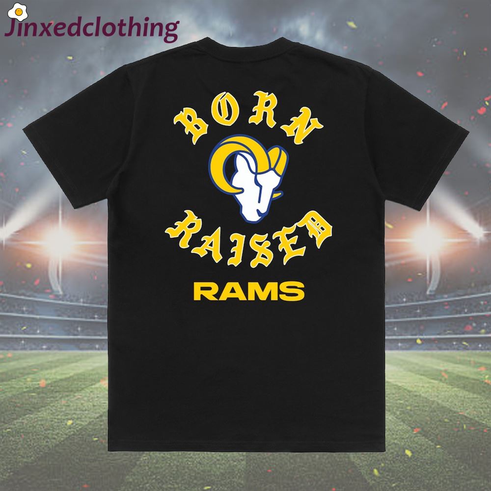 Official Los Angeles Rams Born X Raised T-shirt 